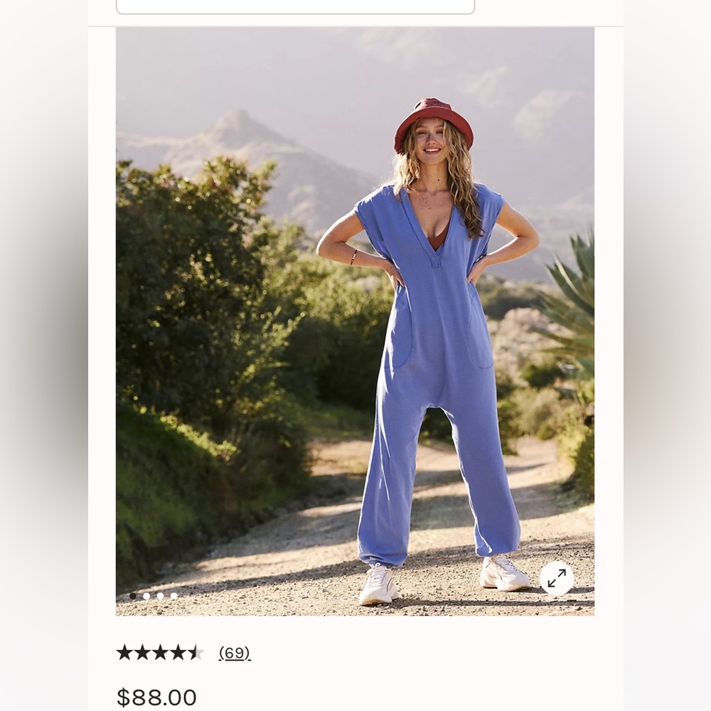 Freepeople hotshot onesie orange jumpsuit. Size Medium